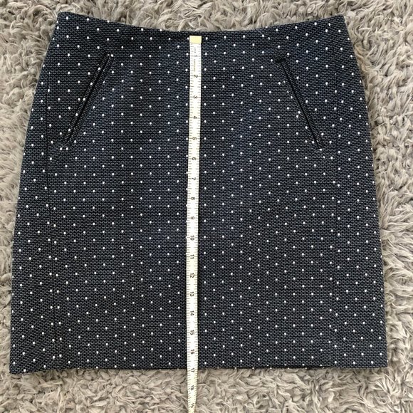 LOFT | Mini Pencil Skirt with White Dots - Picture 6 of 11